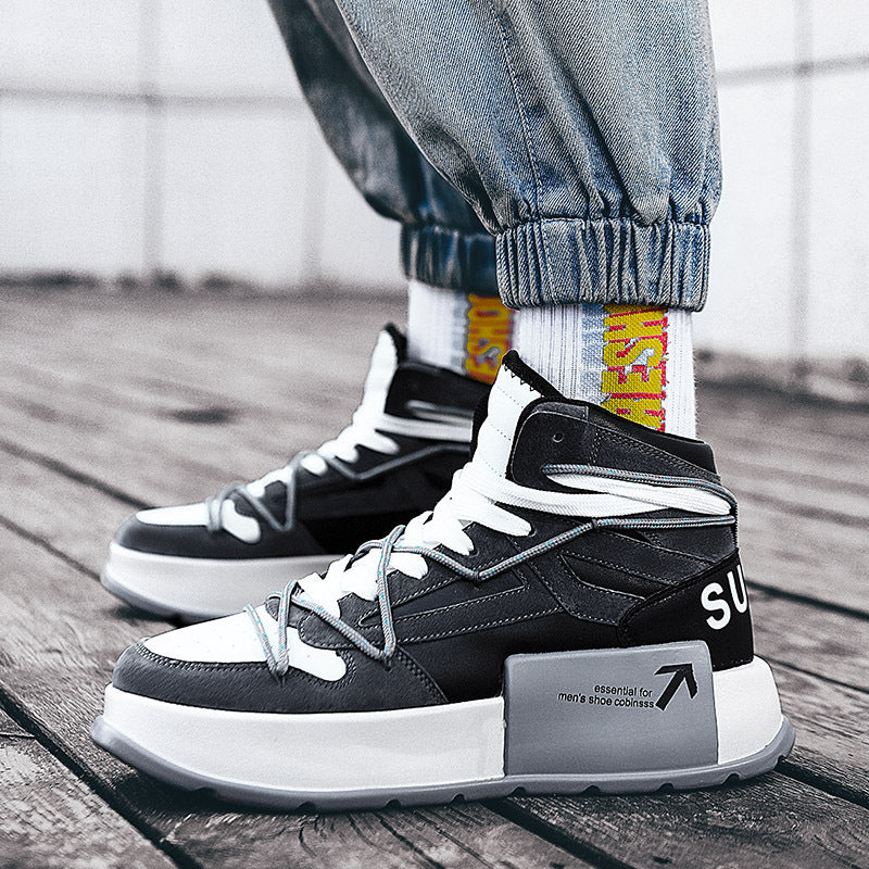 Herren Modische High-Top Sneakers mit innovativem Traktionsdesign