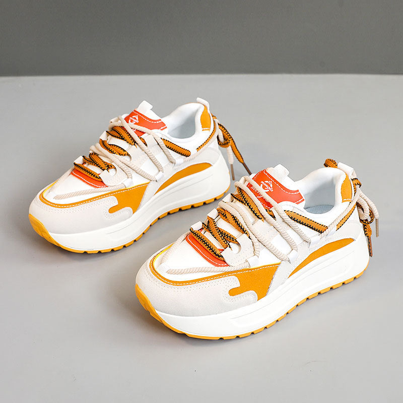 Damen Sportliche Chunky Sneakers mit atmungsaktiver Mesh-Oberfläche und dämpfender Laufsohle