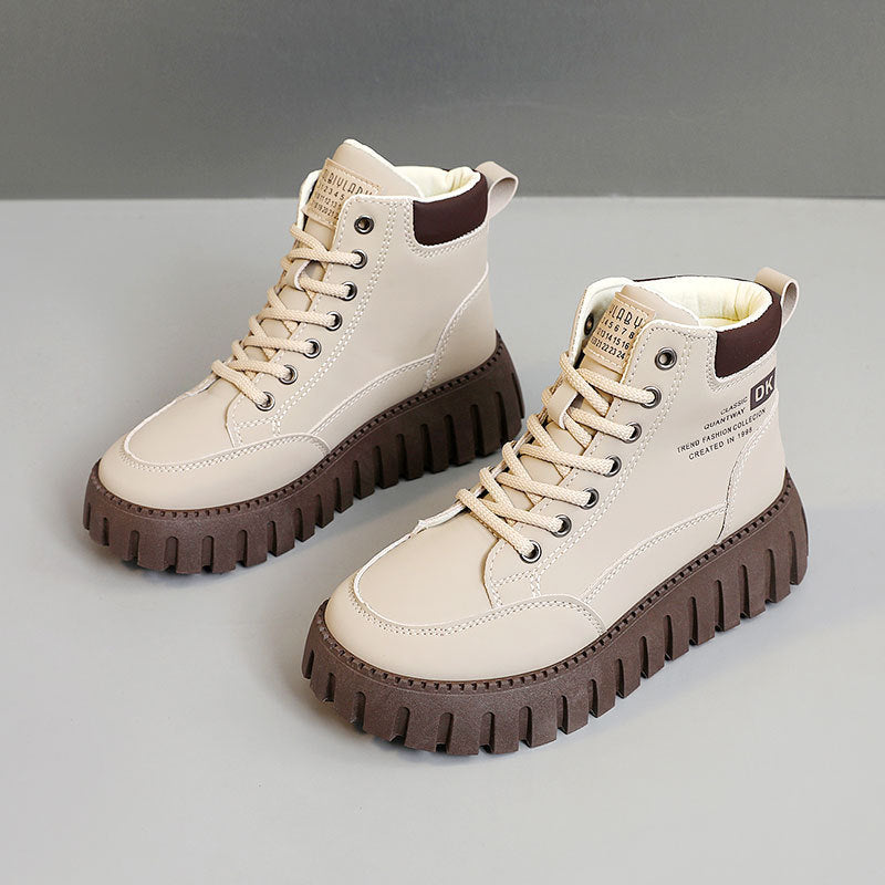 Damen Trendige High-Top Sneakers mit rutschfester Sohle und komfortabeler Dämpfung