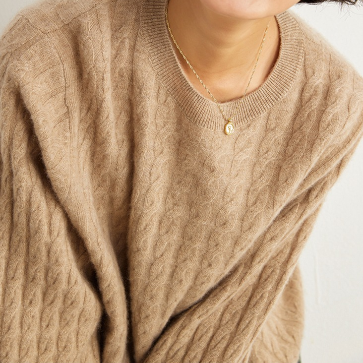 Sonne | Couture-Strickpullover mit Kaschmirgefühl
