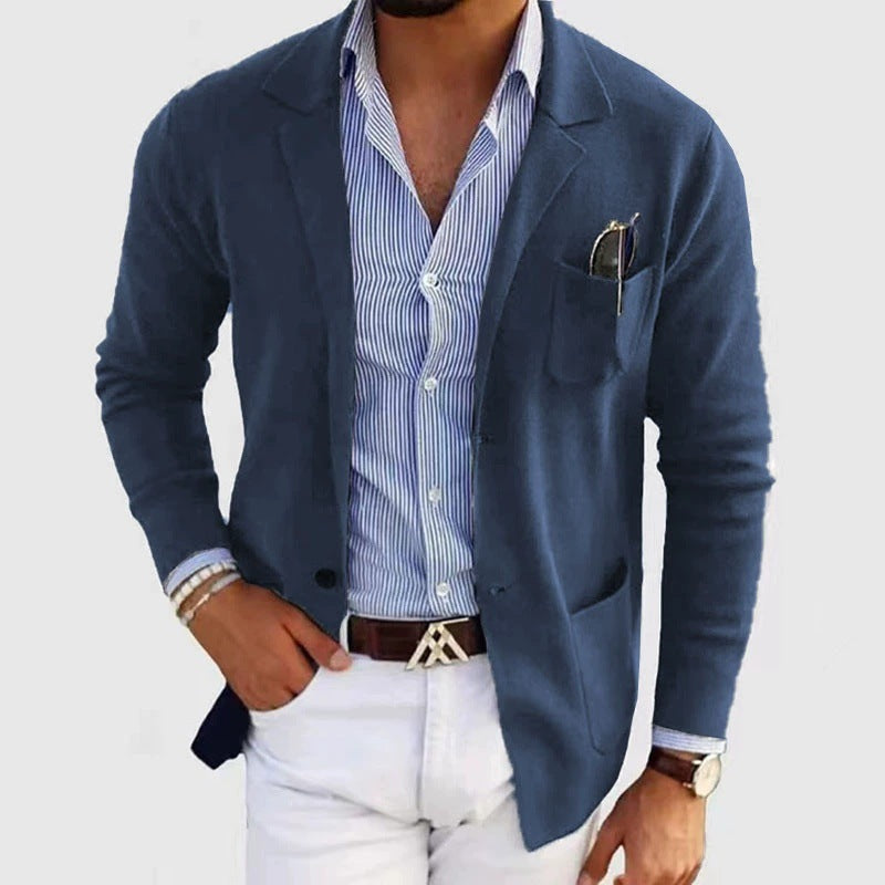 Herren modernes Strick-Sakkos Aliams