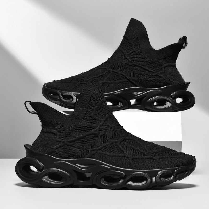 Damen Sportschuhe mit atmungsaktivem Strick-Obermaterial von