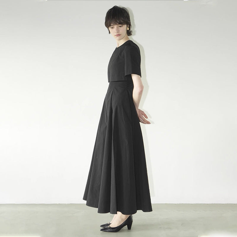 Alma- Damen Maxikleid mit modernem Schnitt und eleganter Taillenbetonung