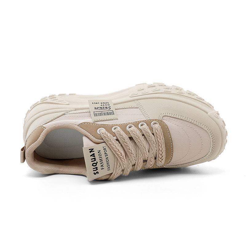 Damen Sportliche Sneakers mit doppeltem Dämpfungssystem und atmungsaktiver Oberflächenstruktur