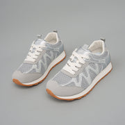 Damen Atmungsaktive Sport Sneakers mit rutschfester Sohle und dämpfendem Fußbett