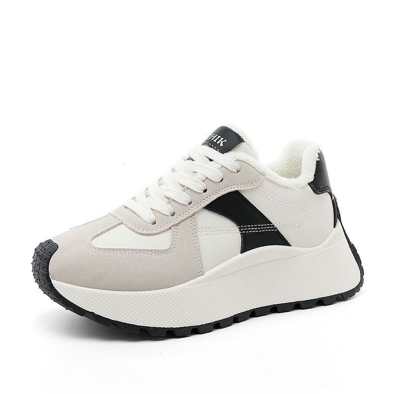 Damen Komfortable Sneakers mit warmem Innenfutter