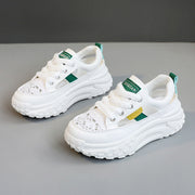 Damen Sportliche Plateau-Sneaker mit atmungsaktiver Oberflächenstruktur und modischem Design