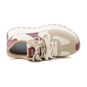 Damen Sportliche Plateau Sneakers mit atmungsaktiver Polsterung