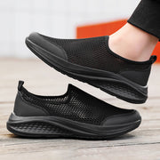Unisex nan leichter Schlupf-Sneaker mit dreidimensionaler Netzstruktur, ergonomischer Dämpfung und Fersenlasche Drune