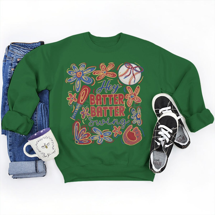 Damen Sweatshirt mit kreativem Baseball-Motiv und lässigem Schnitt
