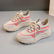Damen Sportliche Fashion Sneakers mit atmungsaktivem Obermaterial