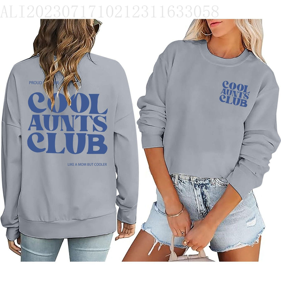 Damen Sweatshirt mit coolem Club-Motiv