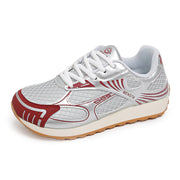 Damen Sportliche Sneakers mit atmungsaktivem Netzoberteil und flexibler Laufsohle