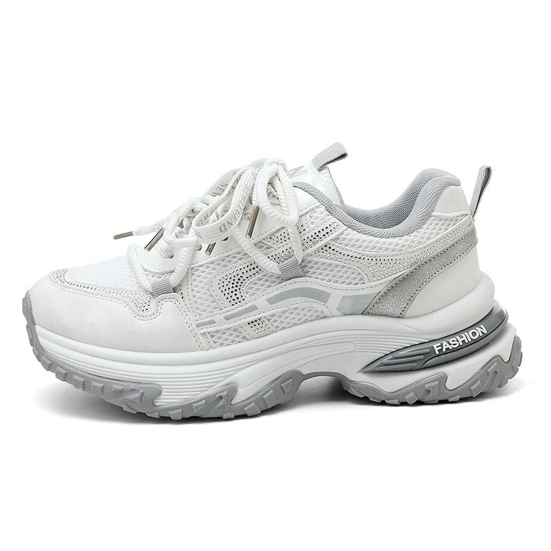 Damen Sportliche Sneakers mit atmungsaktivem Obermaterial und schockabsorbierender Sohle