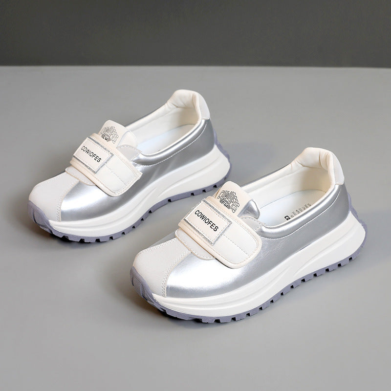 Damen Sportliche Sneakers mit praktischer Klettverschluss-Optik und ergonomischer Sohle