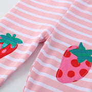 Mädchen Leggings mit fröhlichem Erdbeer-Design Drune