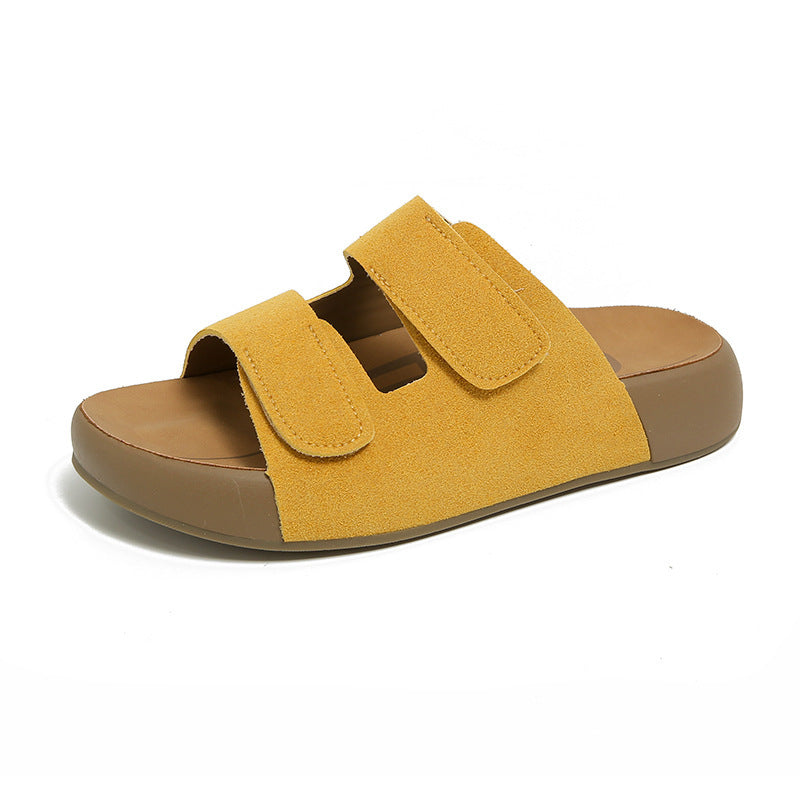 Damen Bequeme Clogs mit verstellbaren Klettverschlüssen und anatomischem Fußbett