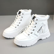 Damen trendige High-Top Sneakers mit robustem Profil und modischem Design