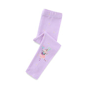 Mädchen Leggings mit verspieltem Einhorn- und Hasenmuster Drune