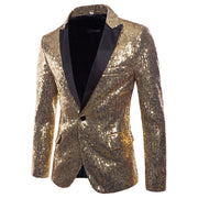 Herren Pailletten Formal Blazer Heidi-Mode