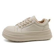 Damen Sneakers mit plüschigem Innenfutter und bequemer Dämpfung