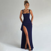 Valentina | Elegantes Maxikleid mit femininem Rückendesign