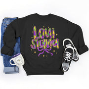 Damen Sweatshirt mit kreativem Schriftzug und weichem Innenfutter