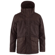 Herren funktionale Parkajacke mit abnehmbarer Kapuze Aliams