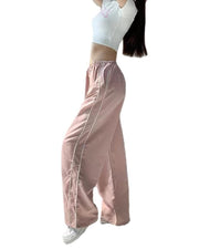 Damen Sportliche Hose mit weitem Schnitt und elastischem Bund Heidi-Mode