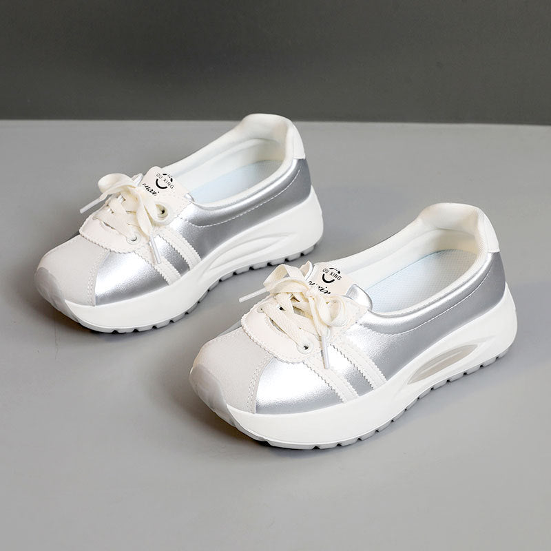 Damen bequeme Sneaker mit atmungsaktivem Obermaterial und dämpfender Laufsohle