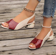 Leonie | Bequeme Blockabsatz Sandale