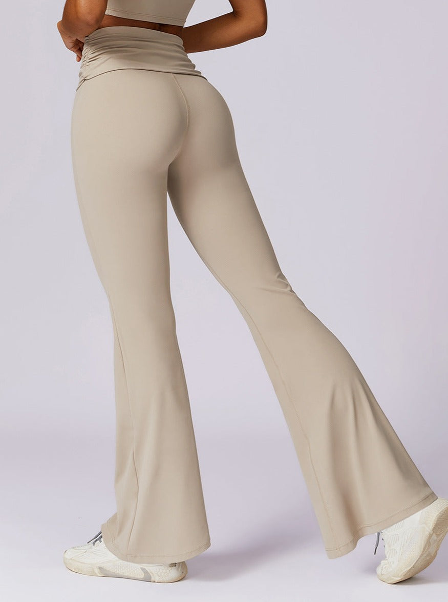 Elvira | High-Waist Leggings mit gerafftem Bund