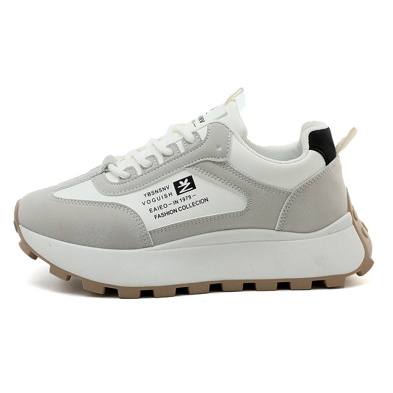 Damen Chunky Sneakers mit atmungsaktiven Mesh-Einsätzen und dämpfender Sohle