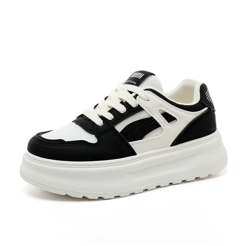 Damen modische Chunky Sneakers mit atmungsaktiver Mesh-Oberfläche und robustem Profil