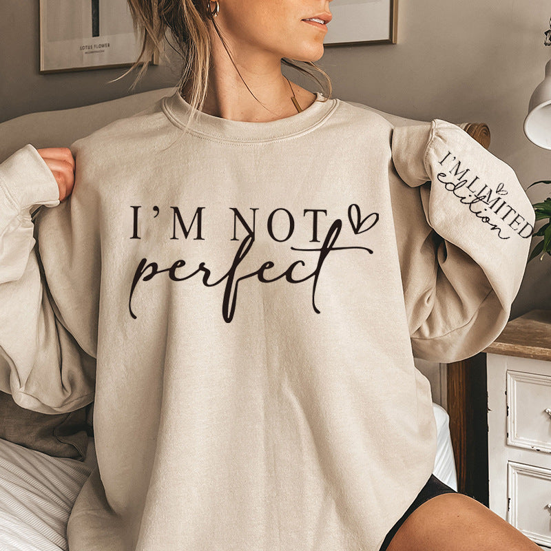 Damen Oversized Sweater mit Aufdruck und begrenzter Edition