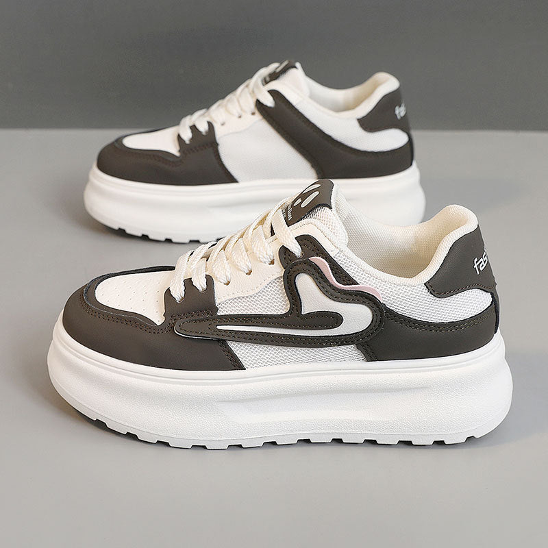 Damen Chunky Sneakers mit dämpfender Sohle und atmungsaktivem Obermaterial