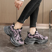 Damen Chunky Sneakers mit innovativem und elastischem Design