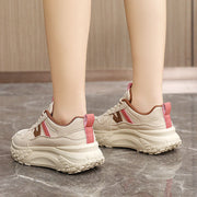 Damen Chunky Sneakers mit dämpfender Laufsohle und atmungsaktivem Obermaterial