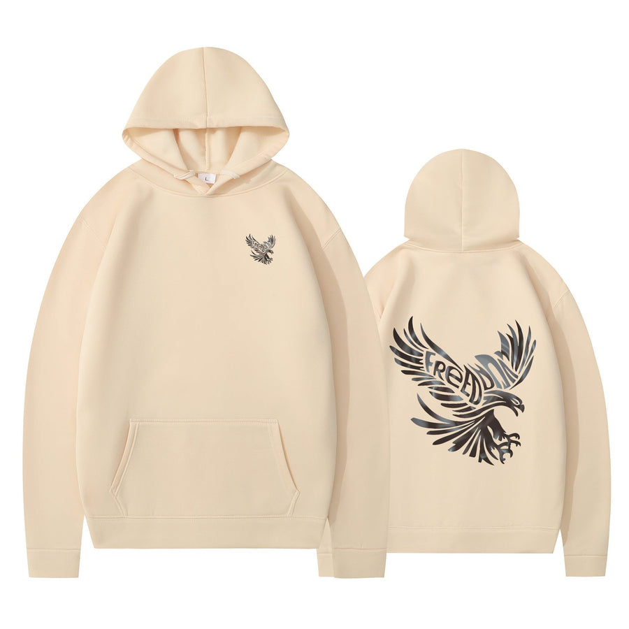 Damen Kapuzenpullover mit ikonischem Adlerdesign und weichem Innenfutter