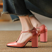 Damen-Mary-Jane-Absätze im Retro-Design - Mireille