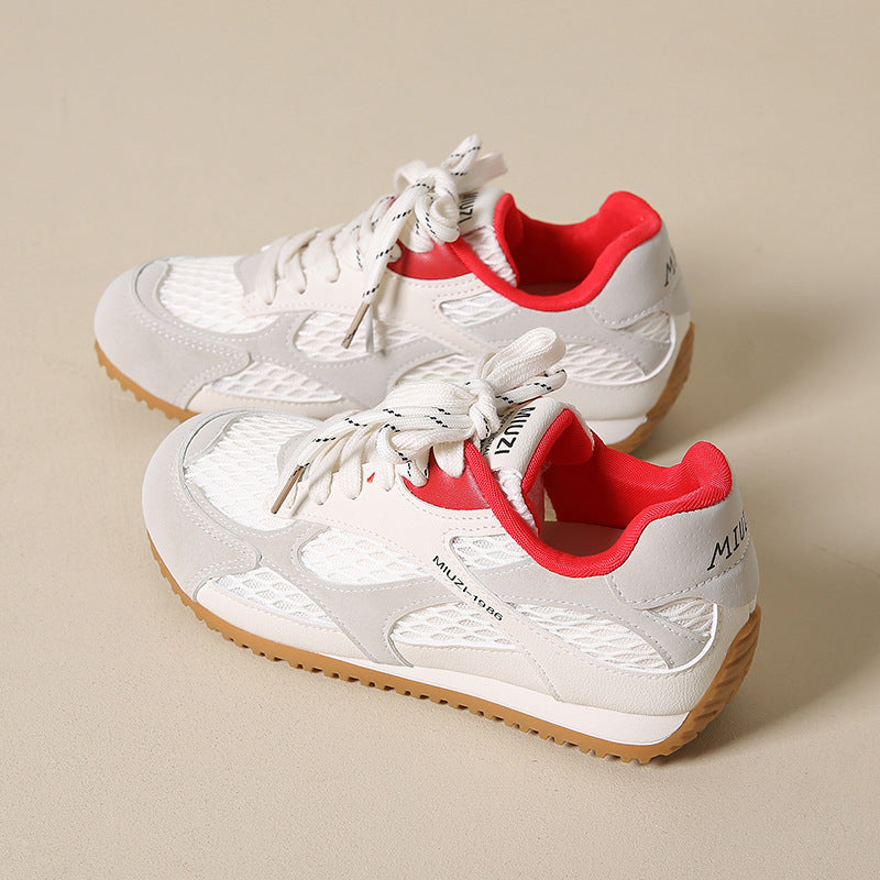Damen Atmungsaktive Freizeit Sneakers mit innovativem Mesh-Obermaterial und rutschfester Sohle