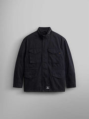 Herren lässige Utility-Jacke mit praktischen Taschen und hohem Kragen Aliams