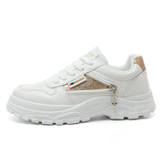 Damen Chunky Sneakers mit modischem Glitzer-Akzent und robustem Design