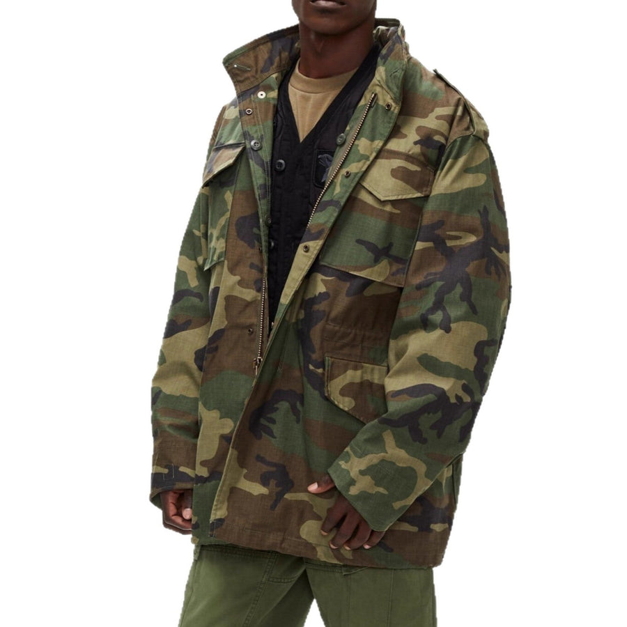 Herren multifunktionale Parkajacke mit praktischen Taschen und modernem Stehkragen Aliams