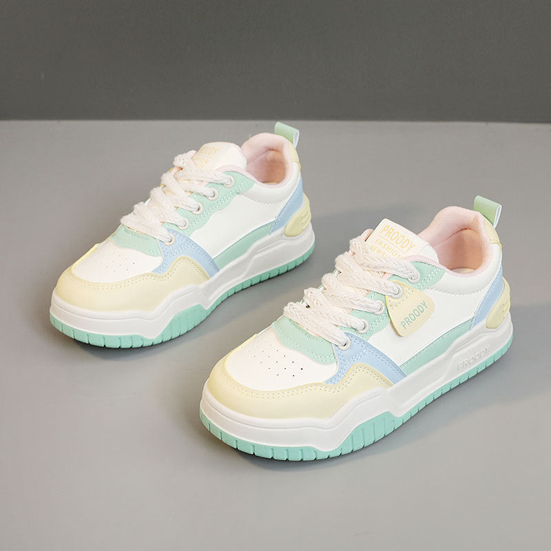 Damen Sportliche Chunky Sneakers mit modischem Design und dämpfender Laufsohle