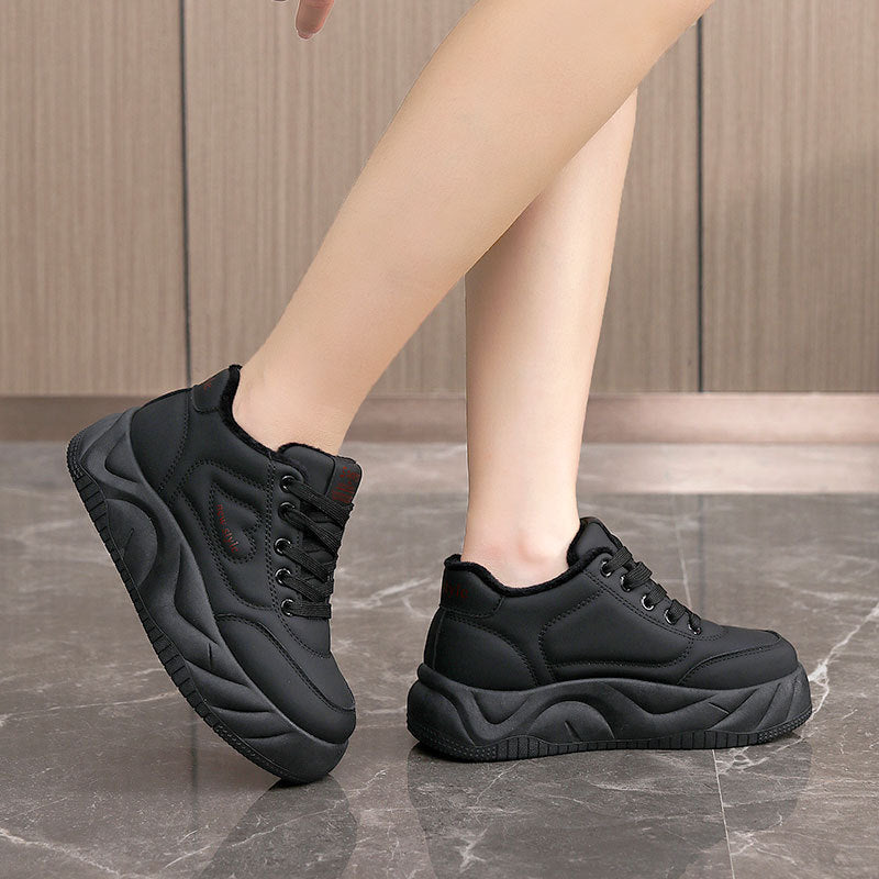 Damen Sportliche Sneakers mit flauschigem Innenfutter