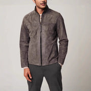 Herren elegante Wildlederjacke Aliams
