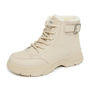 Damen Winterliche High-Top Sneaker mit weichem Fleece-Futter