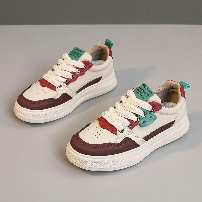 Damen modische Sneakers mit sportlicher Dämpfung und atmungsaktiver Oberflächenstruktur