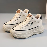 Damen Sportliche High-Top Sneakers mit rutschfester Gummisohle und hohem Tragekomfort